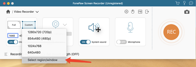 FonePaw Screen Recorder per Mac