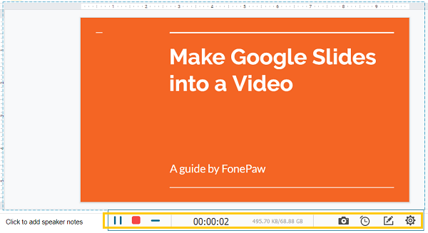 Record Google Slides