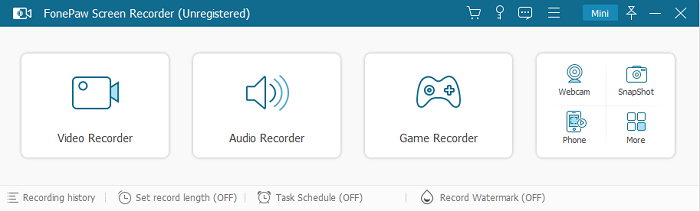 FonePaw Audio Recorder Homepage