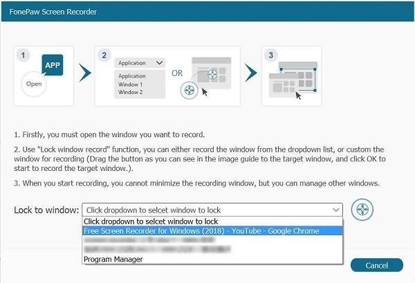 Select Lock Window