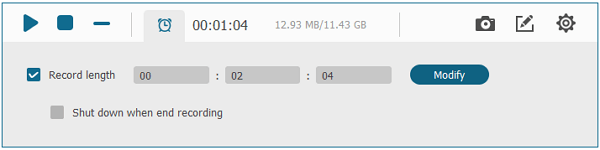 Win Timer Schedule Screen Recording