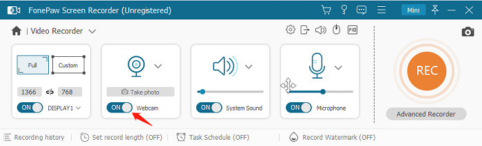 Manage Webcam Settings