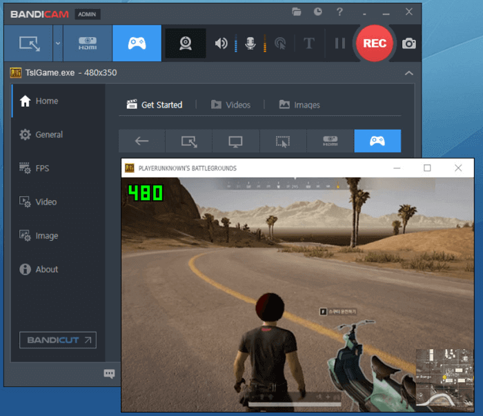Bandicam을 통해 Windows에서 게임 녹화