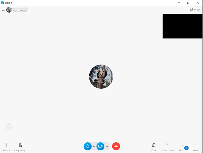 Iniciar skype chamada