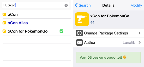 Remove xCon in Cydia on iPhone