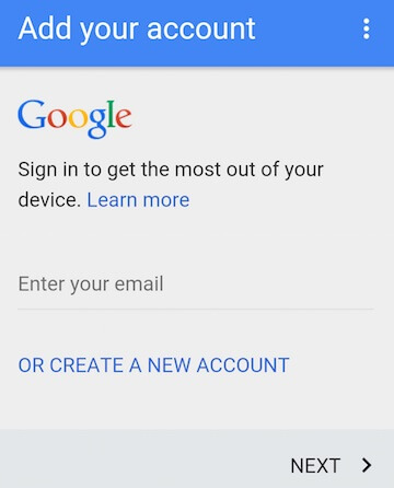 Add Your Google Account