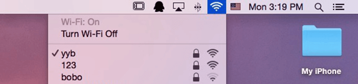 Turn on Wifi on Mac