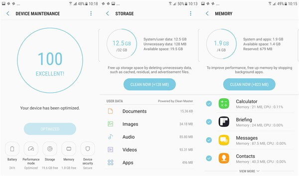 Clear Cache and Data