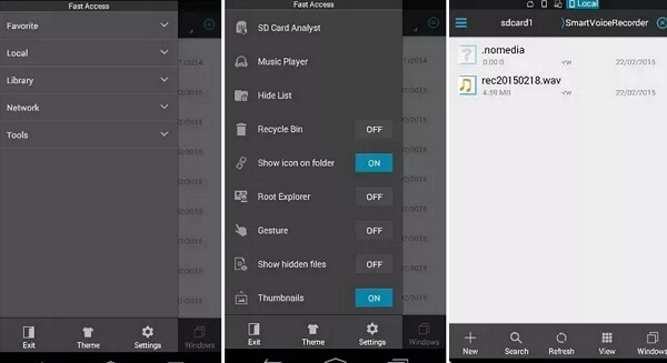 Elimina i file Nomedia su Android