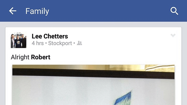 Facebook Android Filter News Feed