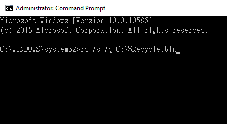 Fix Corrupted Recycle Bin