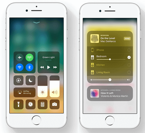 iOS 11 Control Center