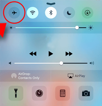 Turn off Airplane Mode