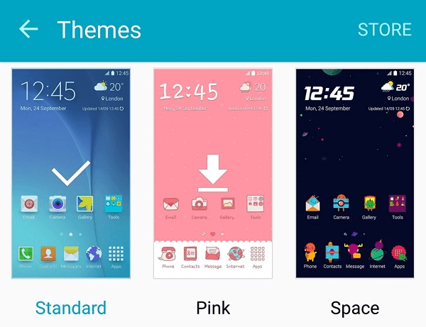 Samsung Galaxy S6 Theme