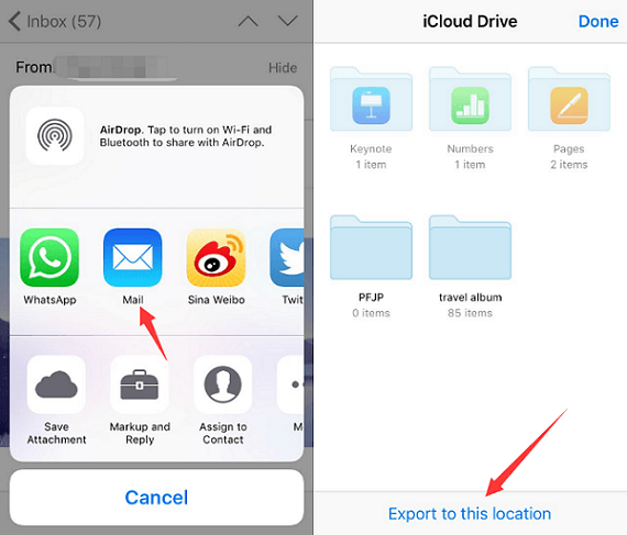 Save Photo on iCloud Drive