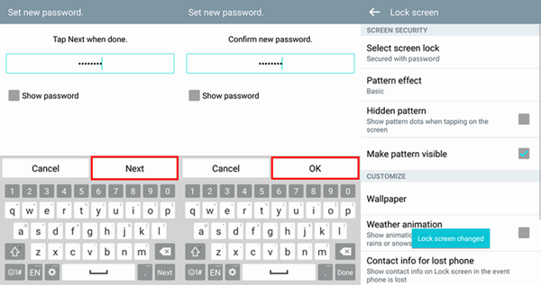 Set New Password 