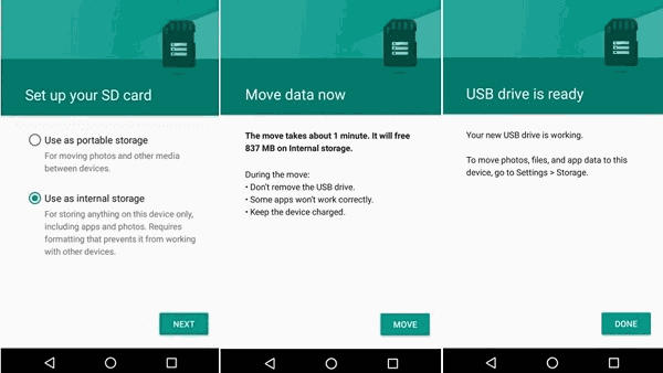 Set Up SD Card as Internal Storage