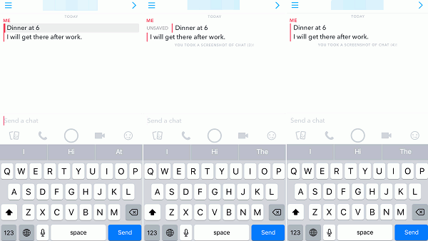 Snapchat Unsave Messages
