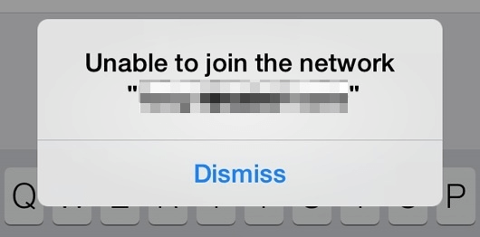 Unable to Join Network