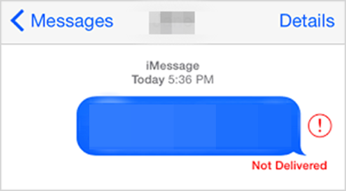 iMessage 無法發送原因