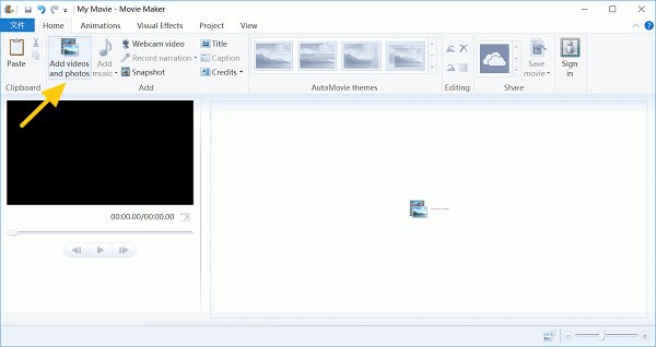 Add Video to Windows Movie Maker