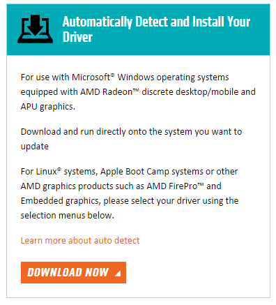 Download AMD Graphics to Your Driver