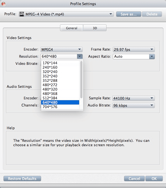 Adjust Video Settings on Mac