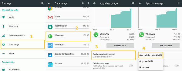 Enable Restrict Background Data