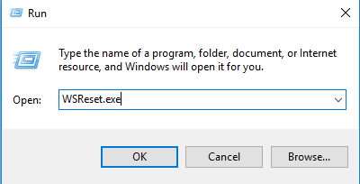 Windows 스토어 캐시 지우기