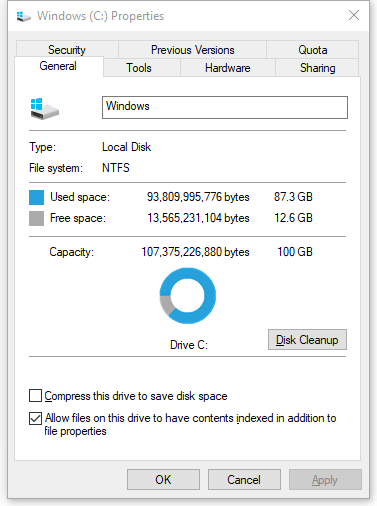 Disk Cleanup