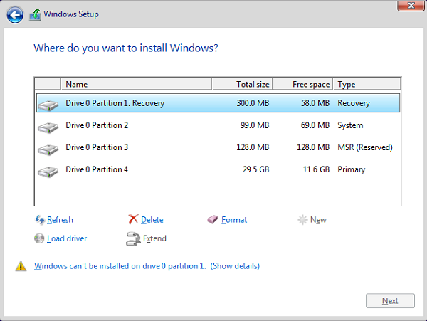 Format C Drive