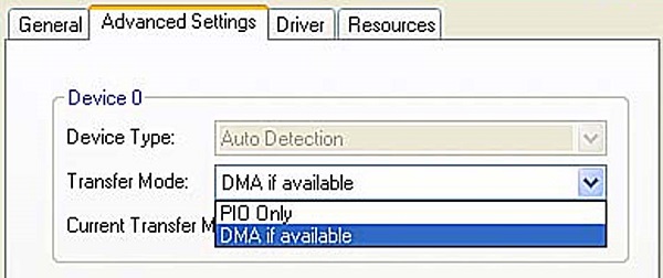 IDE Channel Transfer