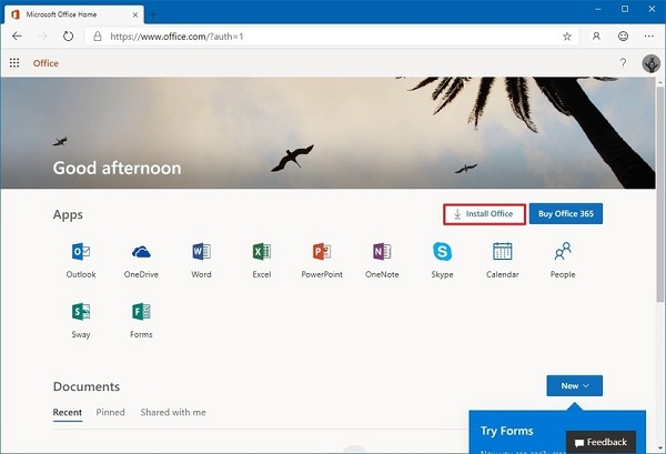 Install Office