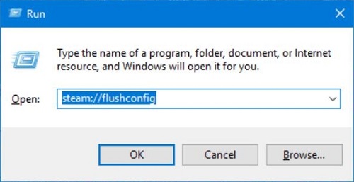 Run Steam Flushconfig
