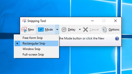 Snipping Tool on Windows