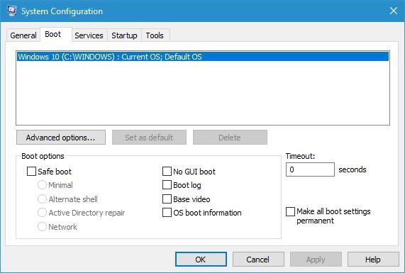 System Configuration Boot