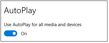 Windows Turn On Autoplay
