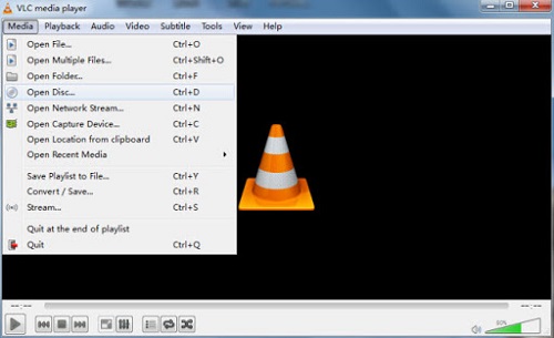 Play DVD in VLC