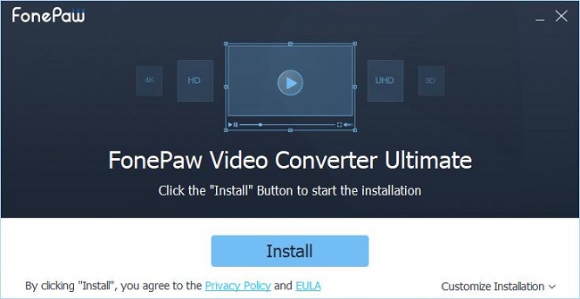 Installa FonePaw Video Converter Ultimate