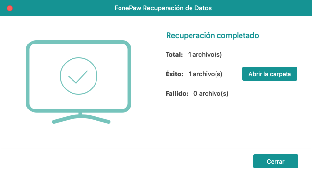 Resultado del escaneo