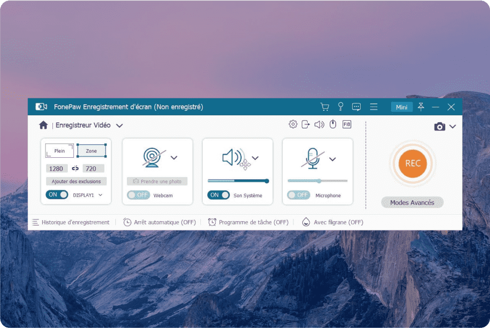 Configurer les préférences d'enregistrement