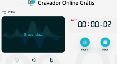 Parar a gravação