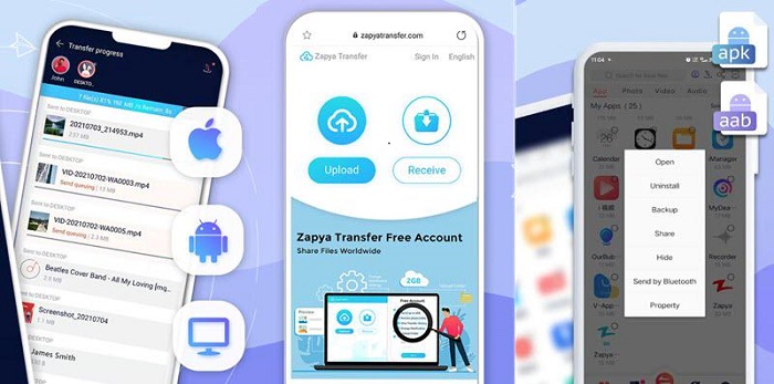 App Zapya per trasferire da iPhone ad Android