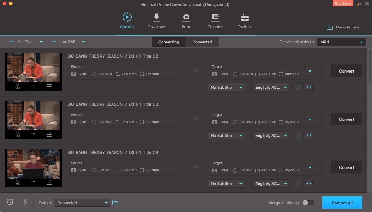 Aimersoft Video Converter Ultimate