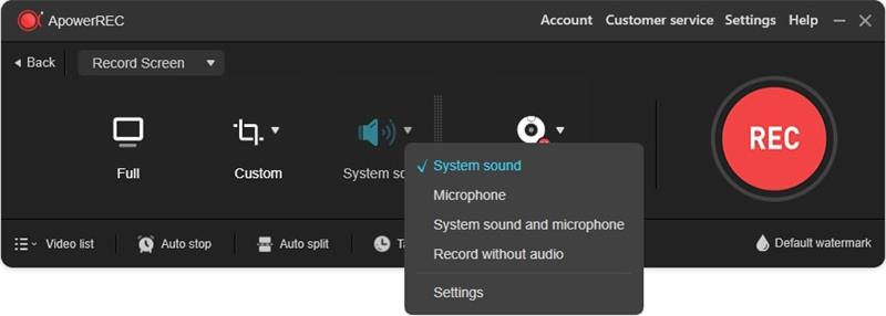 Registratore Apowersoft