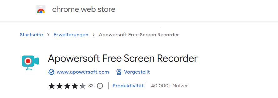 Apowersoft Free Screen Recorder