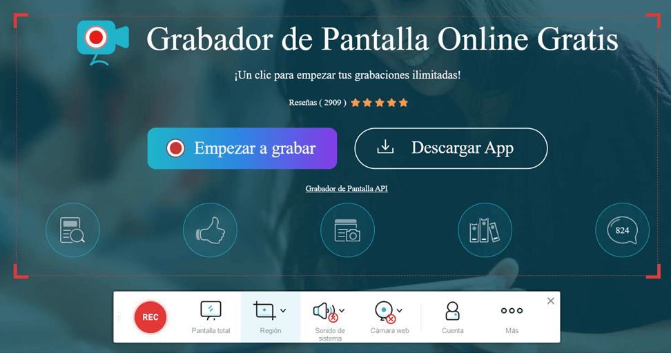 Apowersoft Grabador de Pantalla online