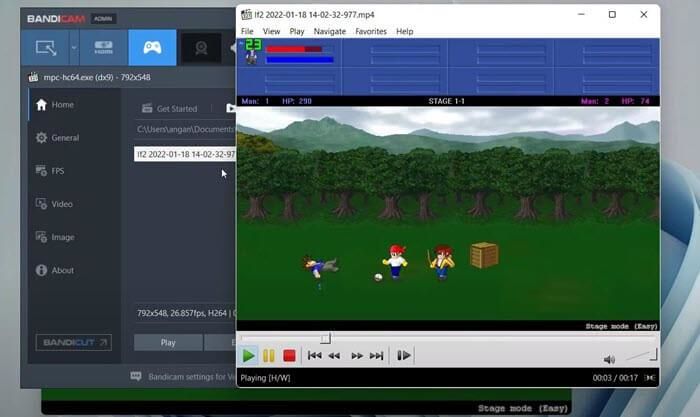 Record Gameplay on Windows 10 with Bandicam