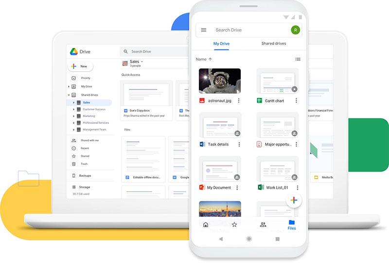 Servizio di archiviazione cloud Google Drive