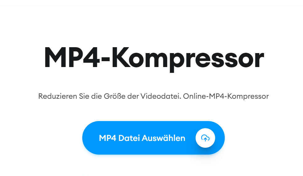 Das Online-Tool VEED.IO zum MP4 Komprimieren